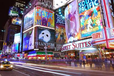 times square la nuit